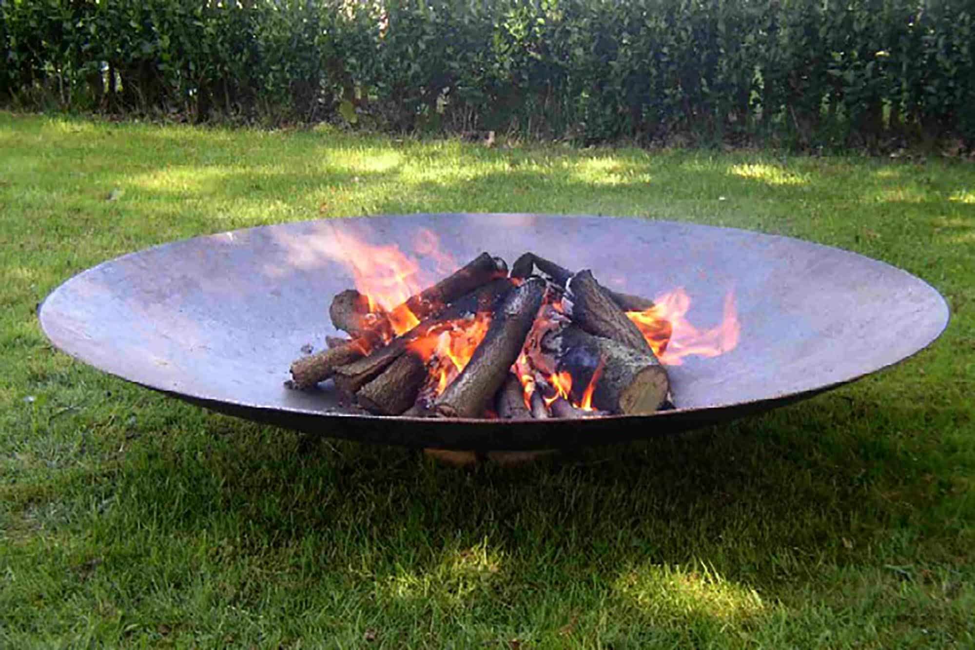 steel garden fire pit bowl