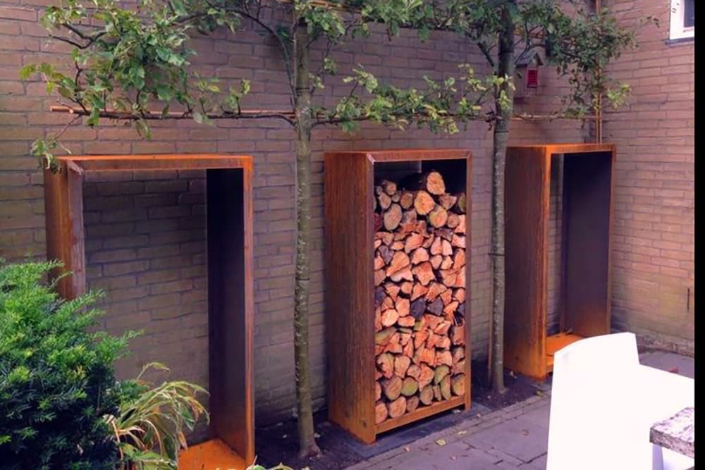 cortne wood storage for the garden