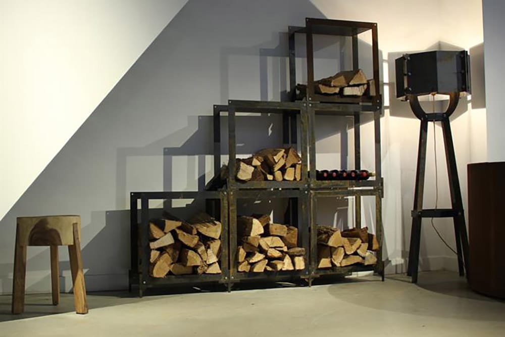 wood storage for inside and outside